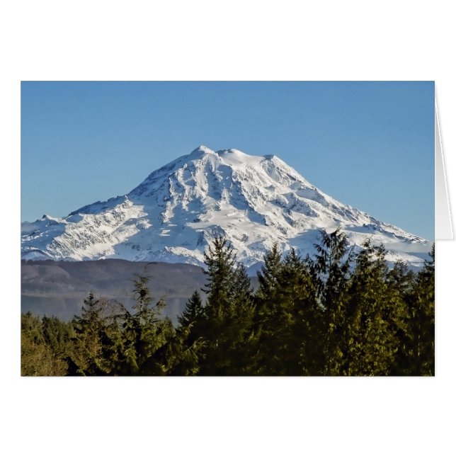 Majestic Mt. Rainier (Anverso (Horizontal))