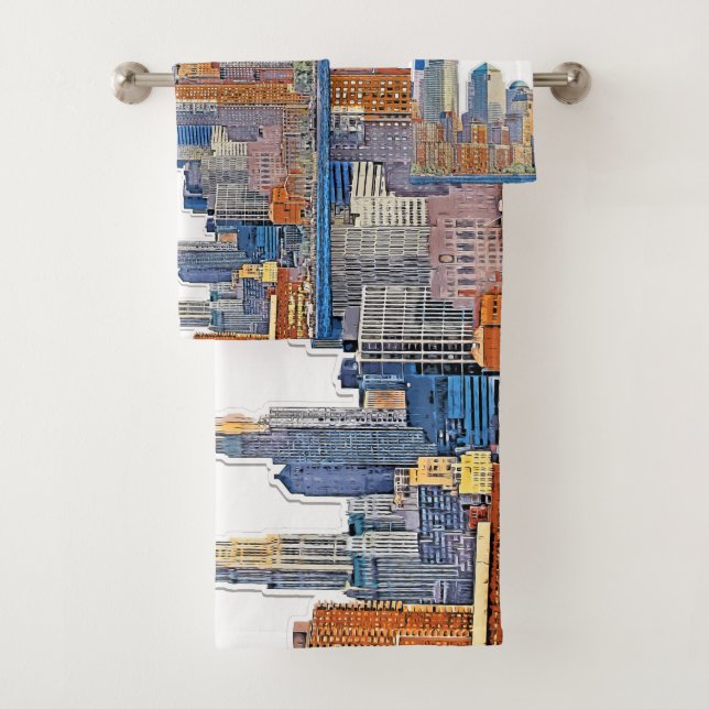 Majestic View of New York City Skyline artístico (In situ)