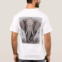 Majestuosa Camiseta de Elefante