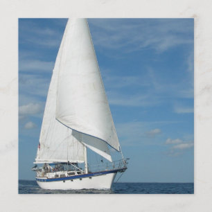 Majestuosas invitaciones a vela