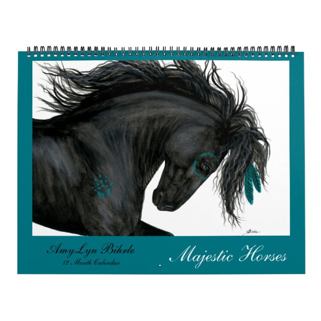Majestuoso calendario de caballos III de BiHrLe (Tapa)