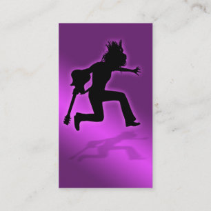 Majestuoso rosado - tarjeta de visita