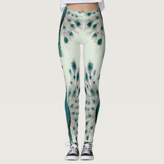 Majestuoso Splendore The Boho Peacock Leggings