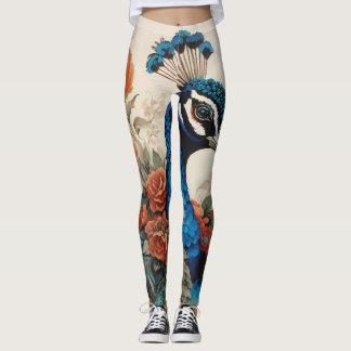 Majestuoso Splendore The Boho Peacock Leggings
