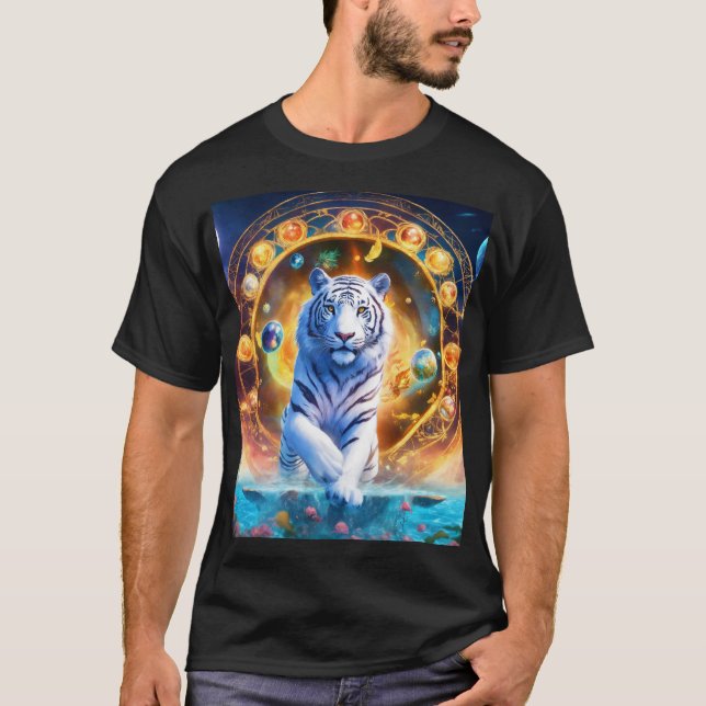 Majestuoso tigre de Bengala - Camiseta de poder de (Anverso)