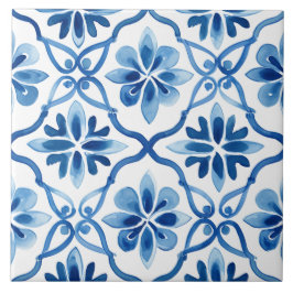Majólica, azulejos azules, azulejos sicilianos, mo