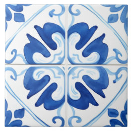 Majólica, azulejos azules, azulejos sicilianos, mo