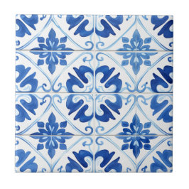 Majólica, azulejos azules, azulejos sicilianos, mo