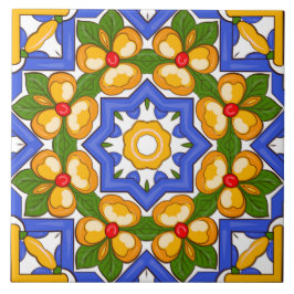 Majólica, azulejos mediterráneos,