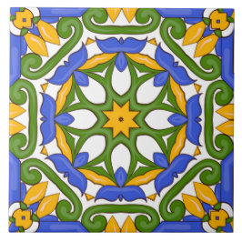 Majólica, azulejos mediterráneos,