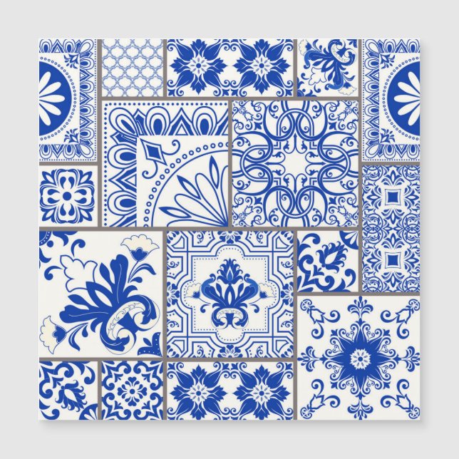 Majólica victoriana: Patrón de mosaico de mosaico  (Anverso)