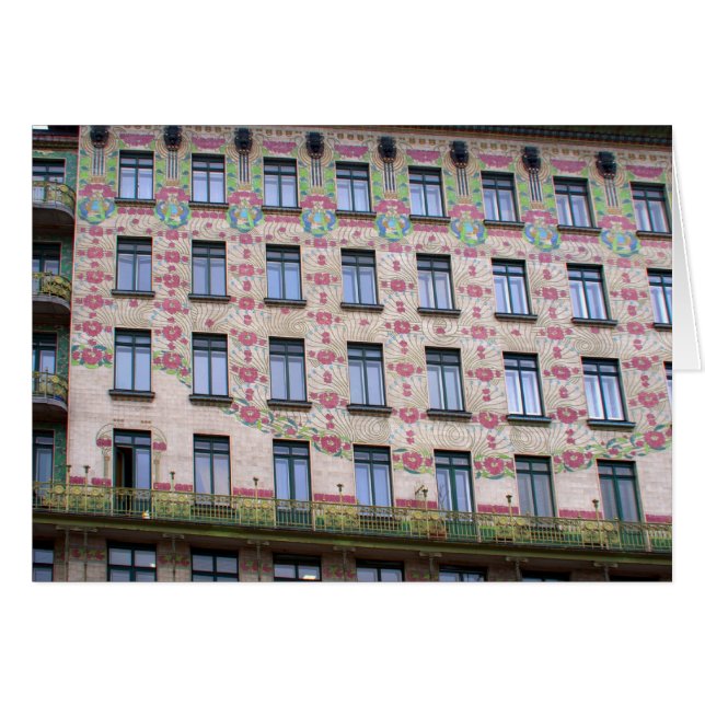 Majolikahaus Viena Austria (Anverso (Horizontal))