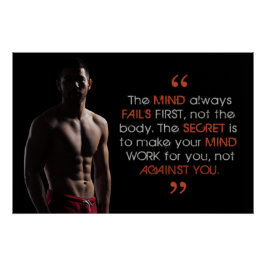 Make Your Mind Work Motivational Poster