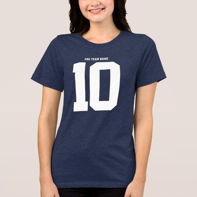 Make Your Own Football Jersey - Name & Number Tee (Anverso)