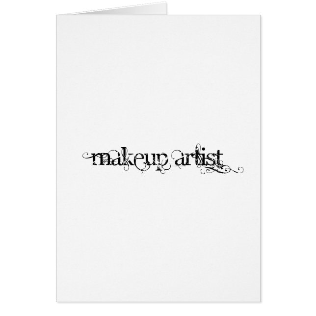 Makeup Artist (Frente)