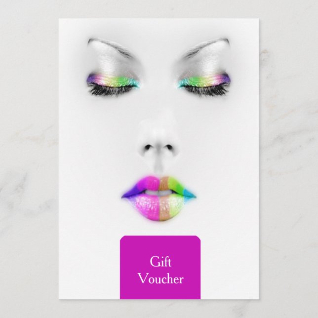 Makeup Artist Gift Voucher (Anverso)
