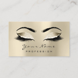 Makeup Champaigne Lazas Tarjeta de Cita de Mármol