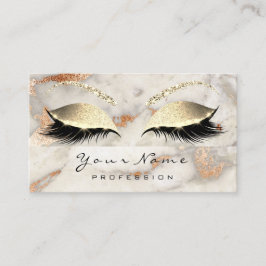 Makeup Eyes Lazan Tarjeta de Cita de Mármol de Cob