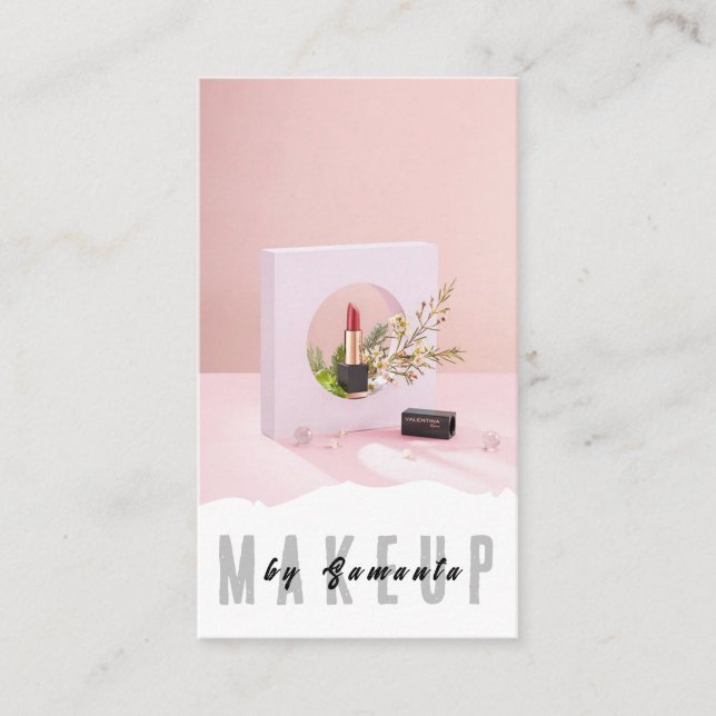 Makeup PMU Microblading Henna Salon Tarjeta de Neg (Anverso)