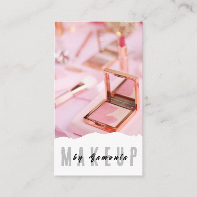 Makeup PMU Microblading Henna Salon Tarjeta de Neg (Anverso)