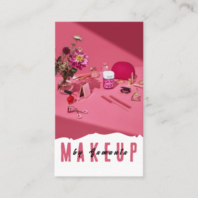 Makeup PMU Microblading Henna Salon Tarjeta de Neg (Anverso)