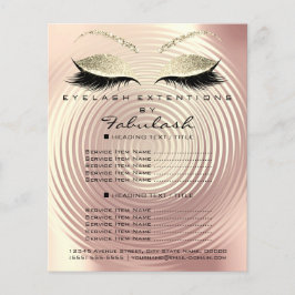 Makeup Salón de belleza Purpurina Volante Rosa Dor