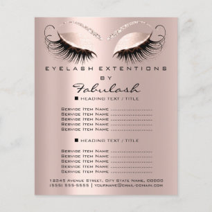 Makeup Salón de belleza Rosa Purpurina Volante Per