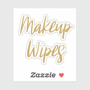 Makeup Wipes Storage Pegatina