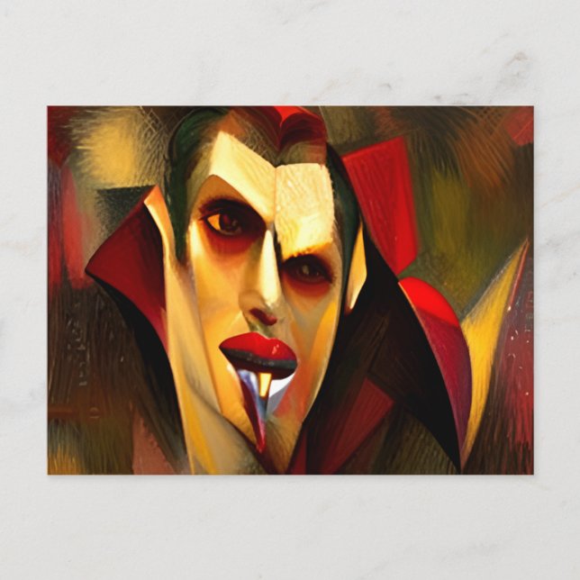 Mal arte #4: Extraña postal de vampiros (Anverso)