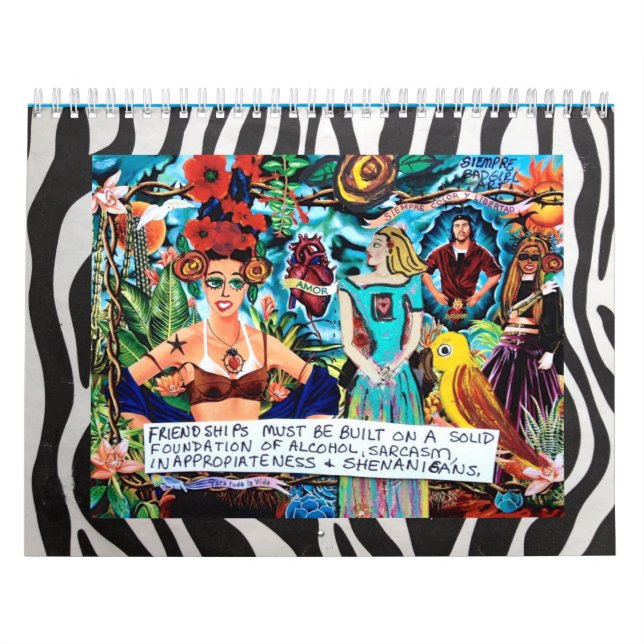 Mal calendario de arte Chica (Tapa)