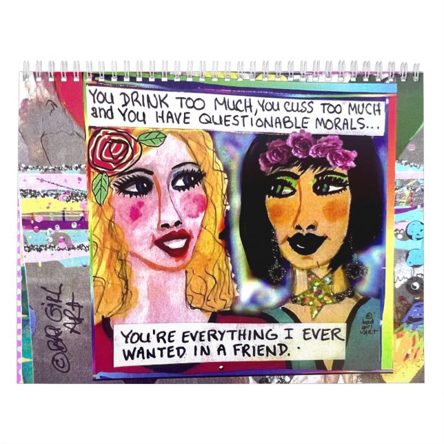 Mal calendario de arte Chica (Tapa)