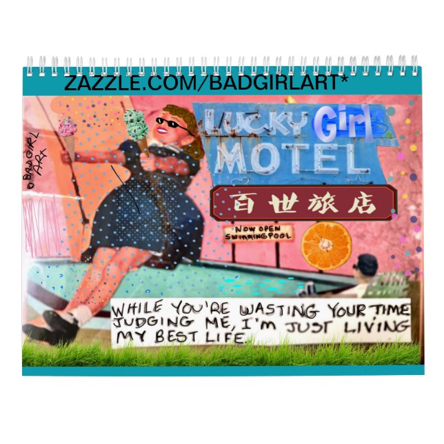 Mal calendario de arte Chica (Reverso)