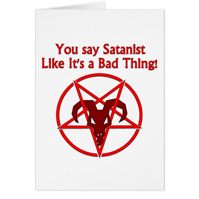 Mal cosa satanista Humor oscuro Pentáculo de cabra (Frente)