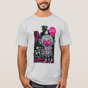 Mal estilo de calle de los monos - camiseta
