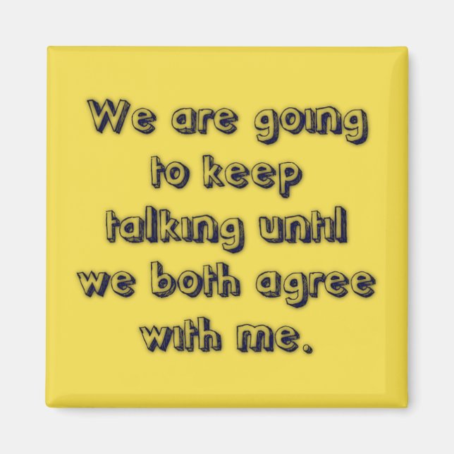 Mal imán de comunicación (Frente)