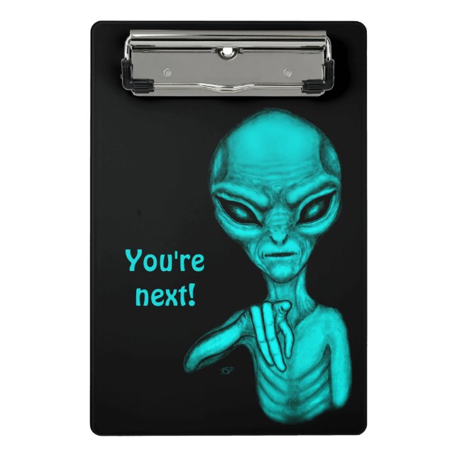 ¡Mala Alien, eres la siguiente! Carpeta de pinza (Anverso)