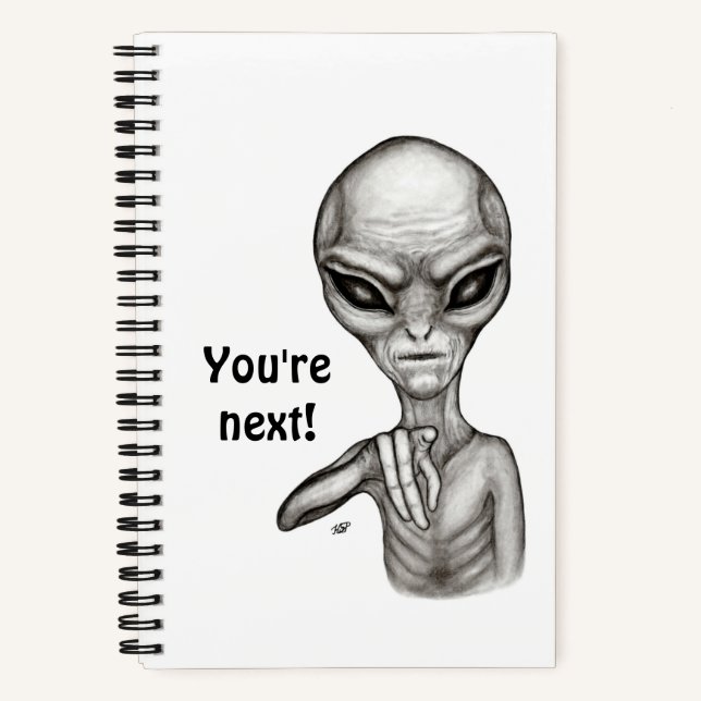 ¡Mala Alien, eres la siguiente! Cuaderno (Anverso)