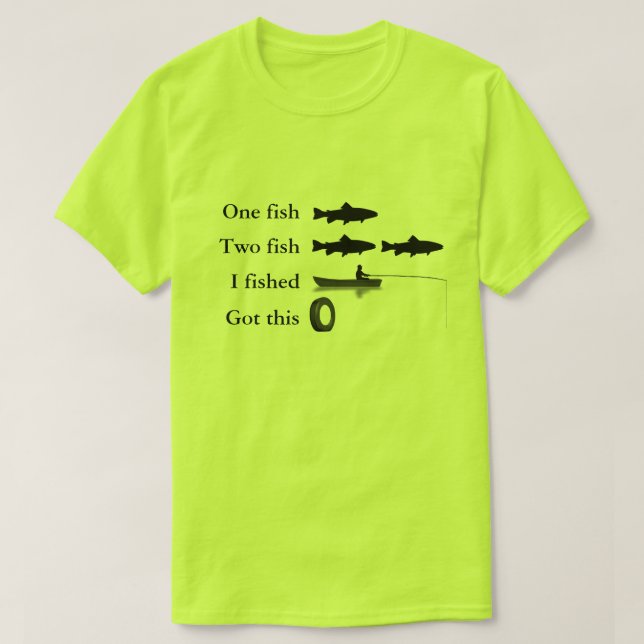 Mala camisa chistosa de la pesca de la captura (Diseño del anverso)