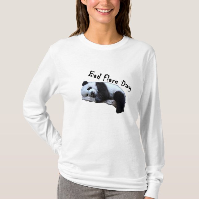 Mala camisa de la panda del día de la llamarada