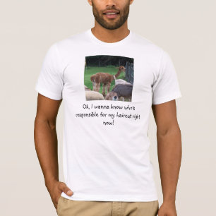 mala camisa del corte de pelo
