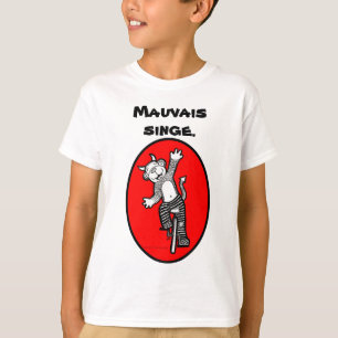 Mala camisa francesa del mono