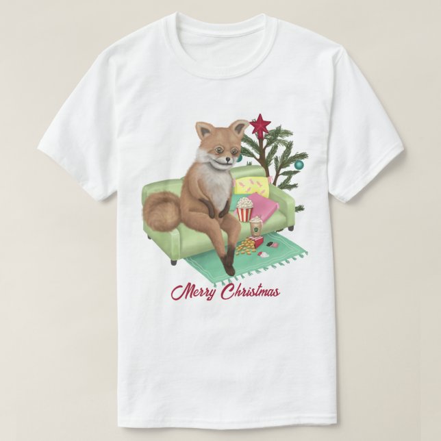 Mala camiseta de los Navidades de Fox en Taxidermy (Diseño del anverso)