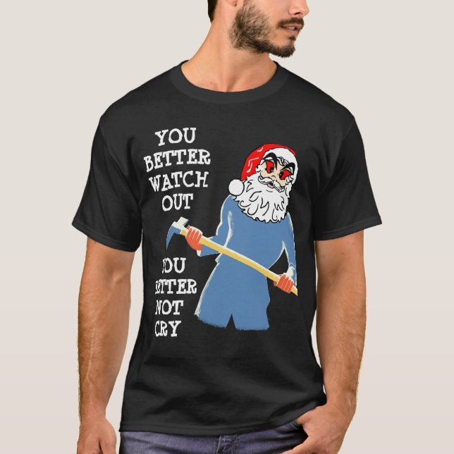 mala camiseta de santa (Anverso)