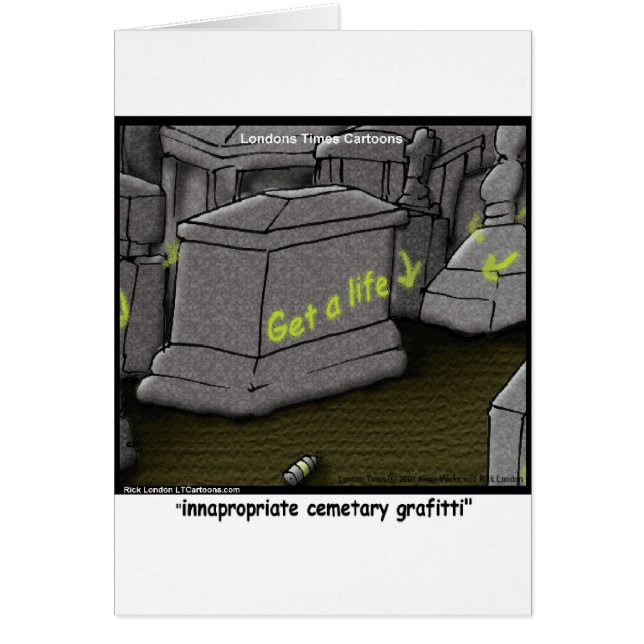 Mala Grafiti Divertido de Cementerio (Frente)