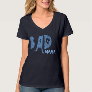Mala mamá camiseta - el día de madre divertido v