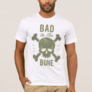 MALA PARA LAS CAMISETAS DE LOS HOMBRES HUESOS