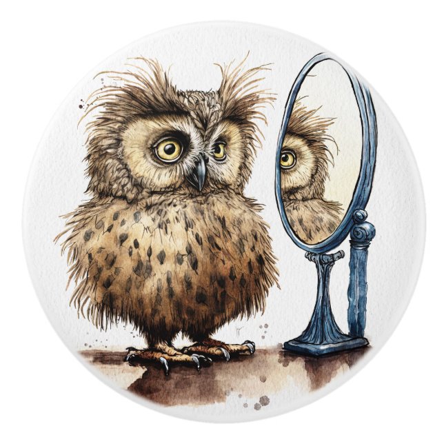 Mala Pomo de Cerámica del Día del Pelo (Anverso)