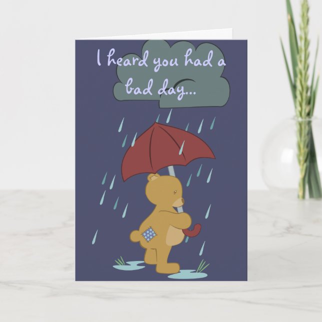 Mala tarjeta del oso del día (Anverso)