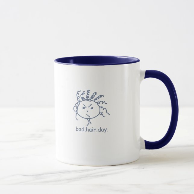 Mala taza del día del pelo (Derecha)
