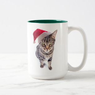 Mala taza del gato de Santa